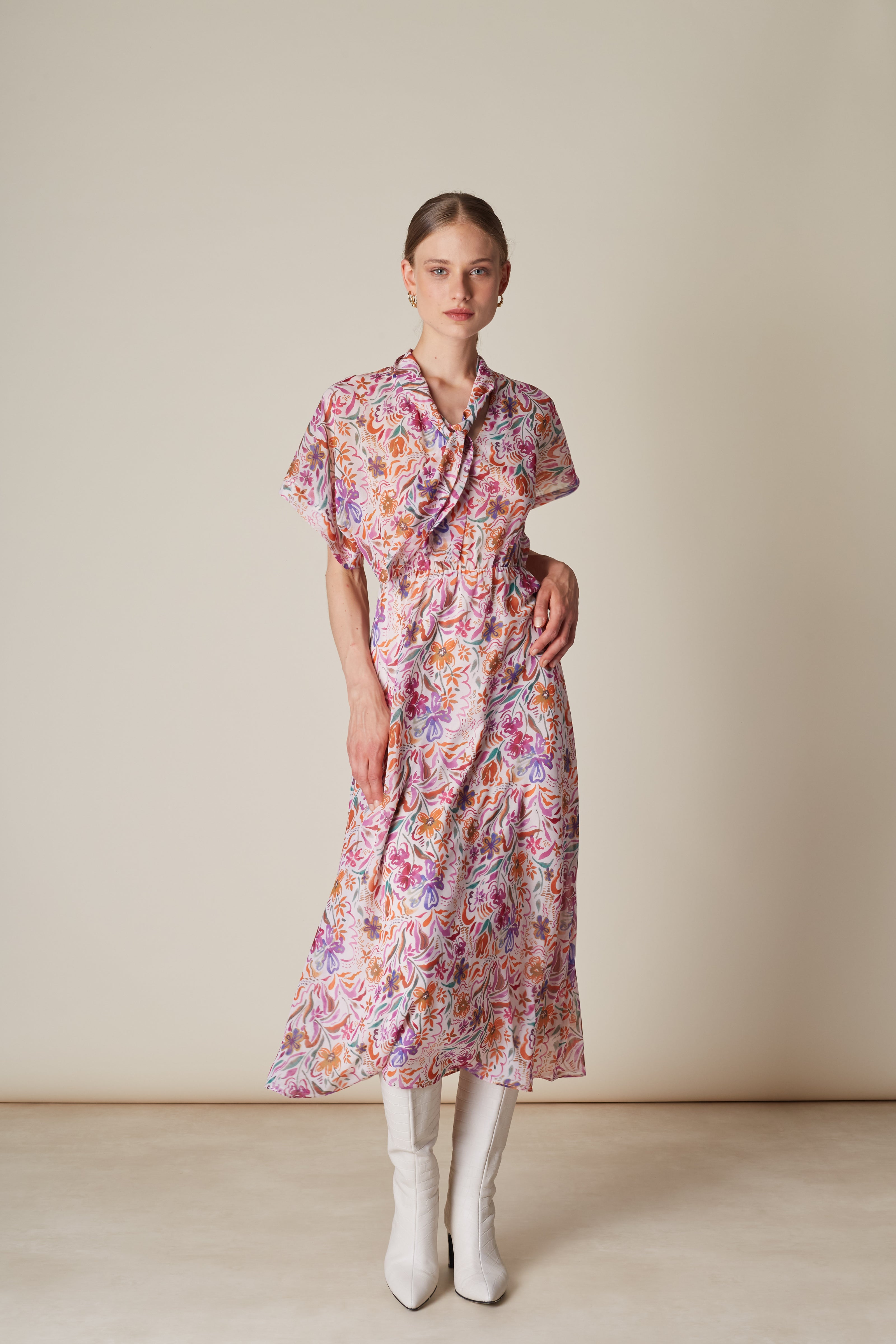 Floral Georgette Dress