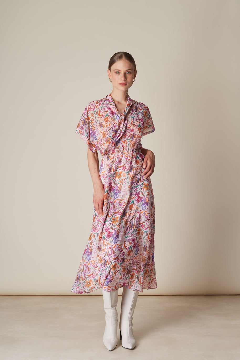 Floral Georgette Dress