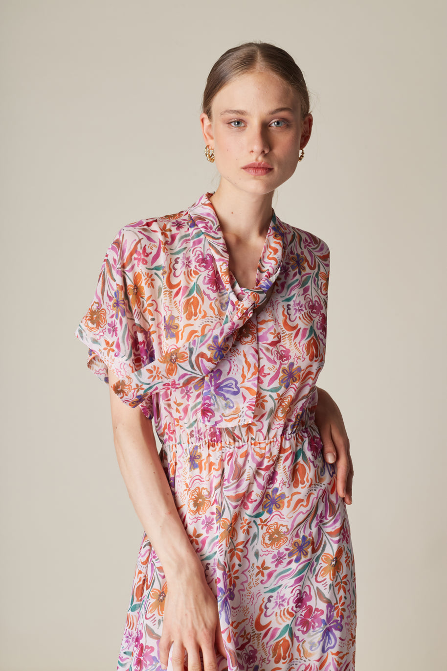 Floral Georgette Dress