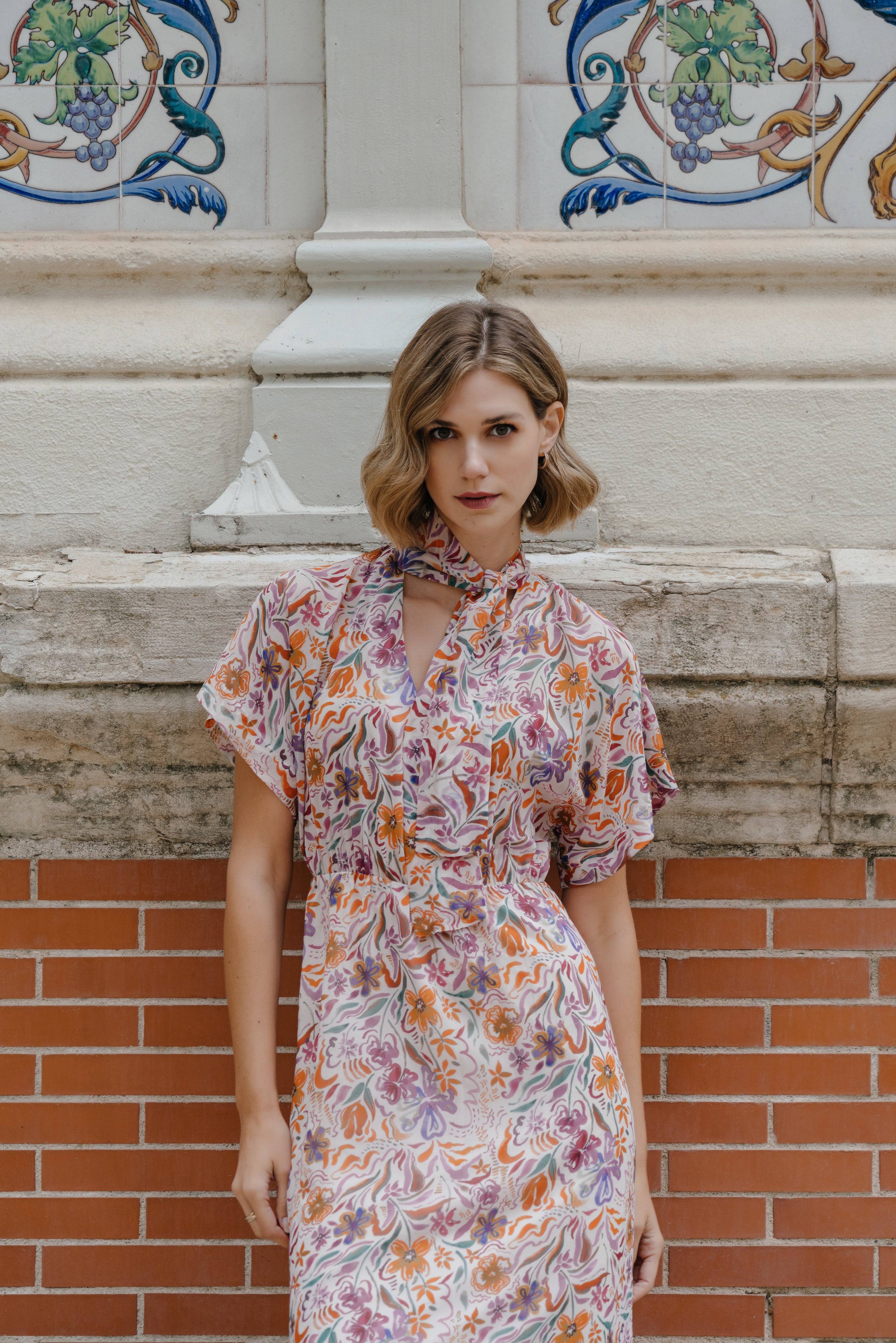 Floral Georgette Dress