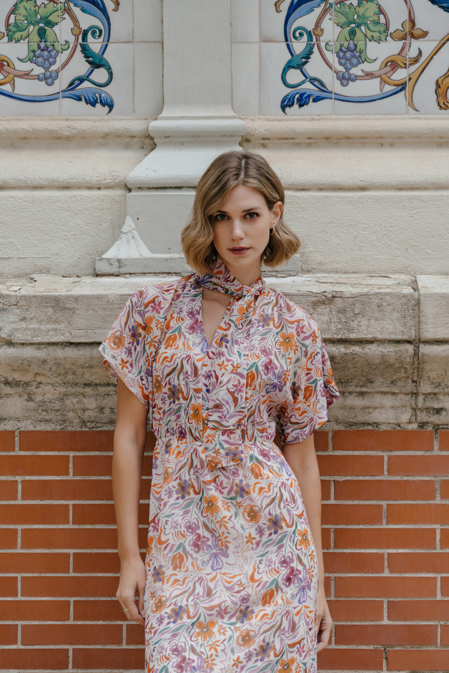 Floral Georgette Dress