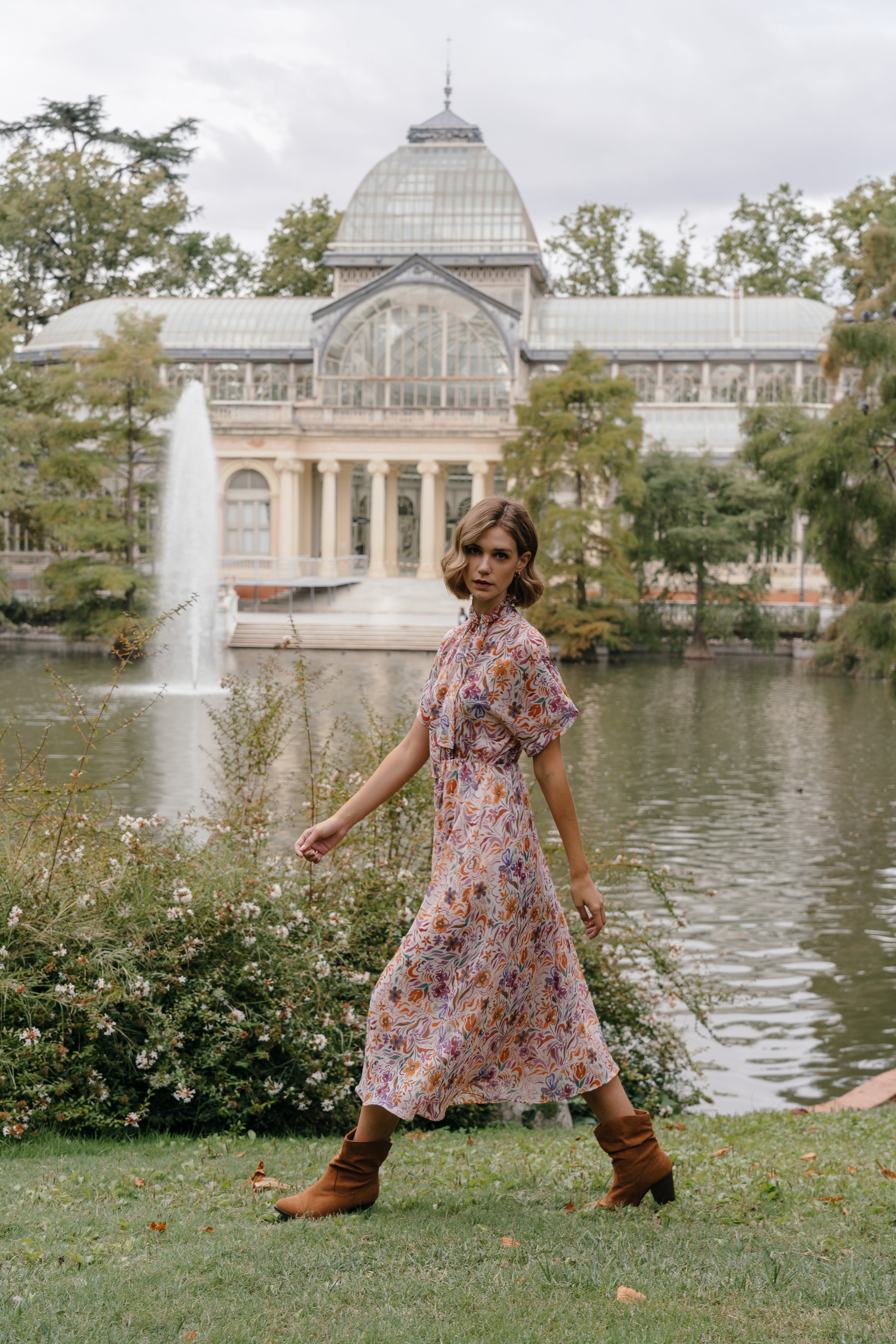 Floral Georgette Dress