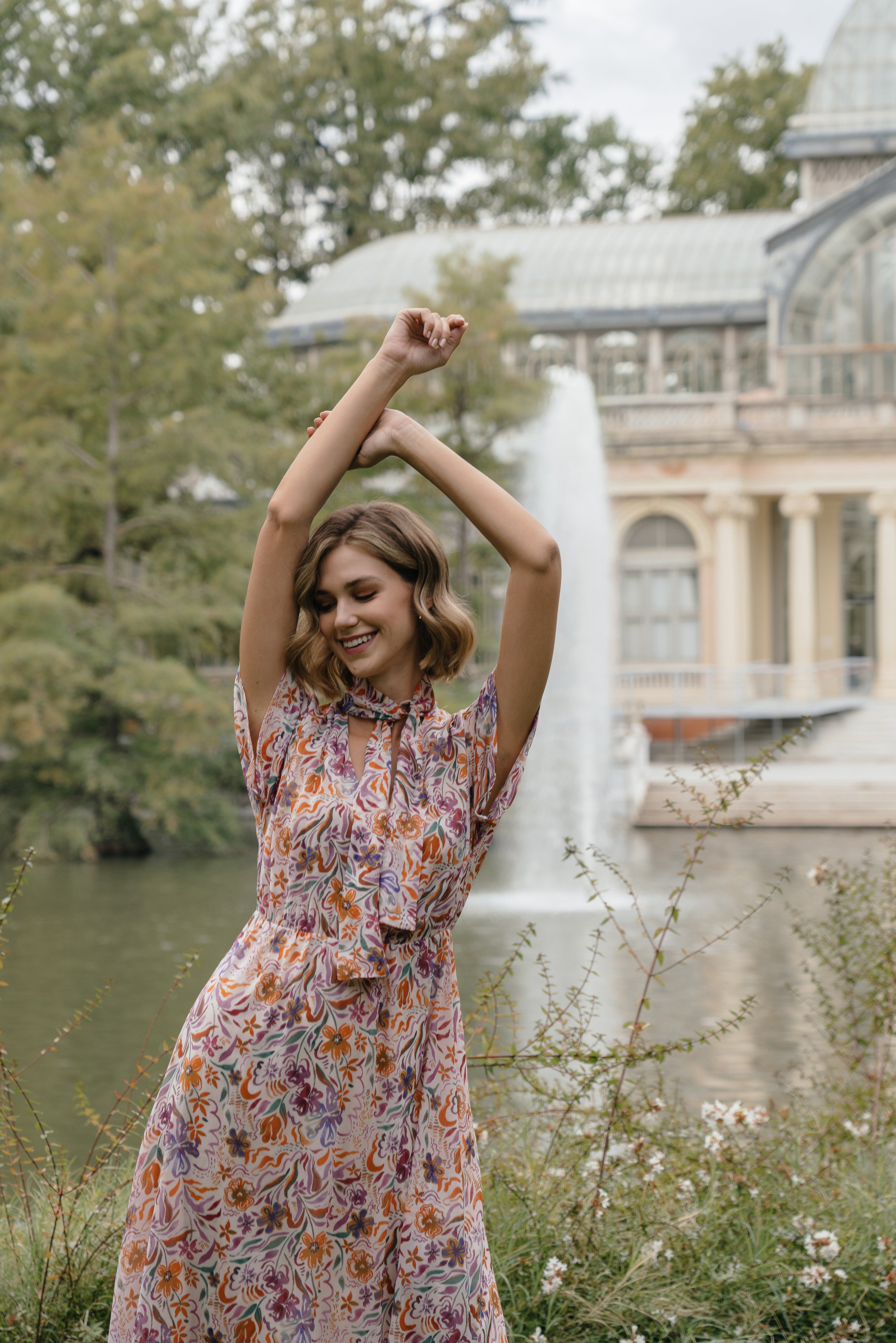 Floral Georgette Dress