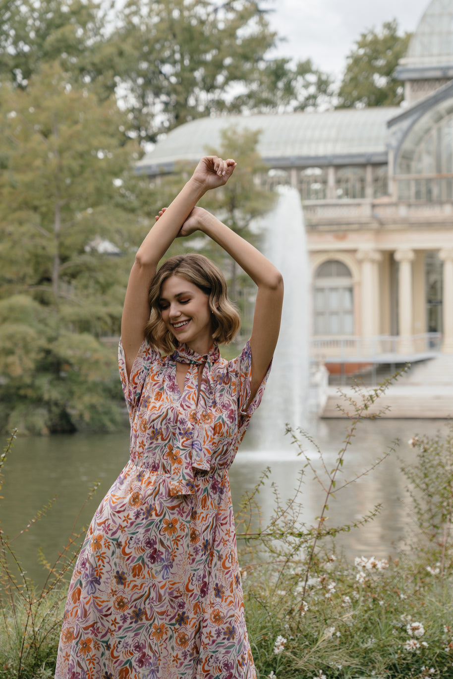 Floral Georgette Dress