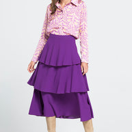 Midi Φούστα με Βολάν