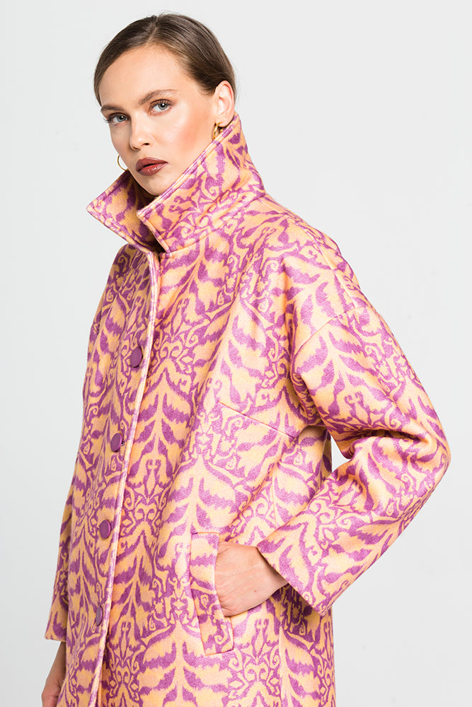 Μακρύ Παλτό με Σχέδια