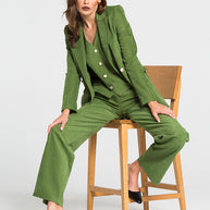 Μακρύ Διπλοκούμπωτο Σακάκι