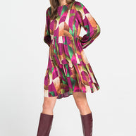 Dress with Geometric Designs