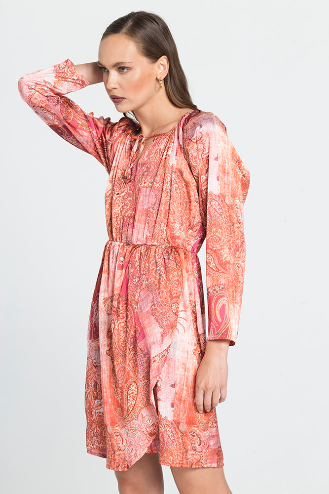 Dress with Lace Patterns
