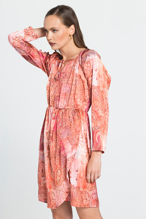 Dress with Lace Patterns