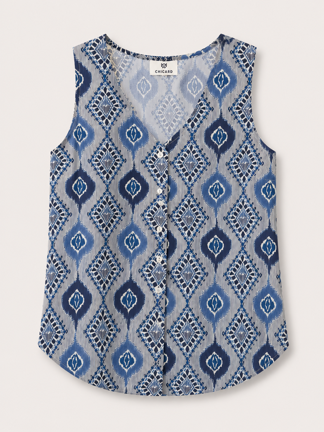 Blue pattern shirt