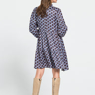 Κοντό Φόρεμα με Σατινέ Υφή