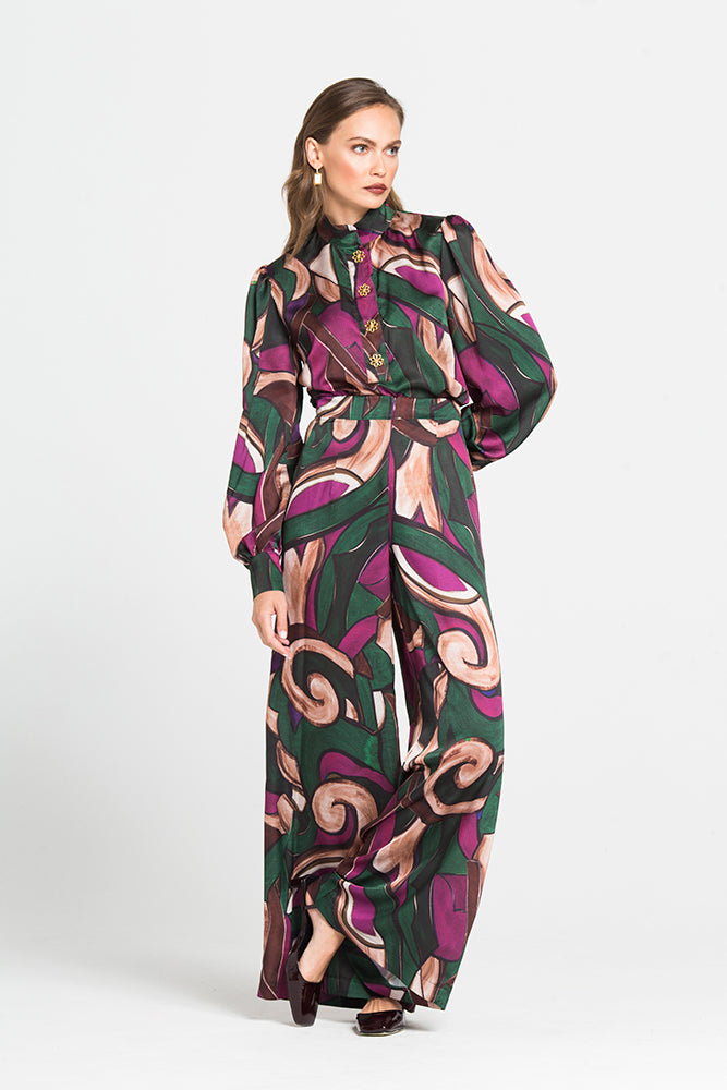 Παντελόνι σε Σατινέ Υφή