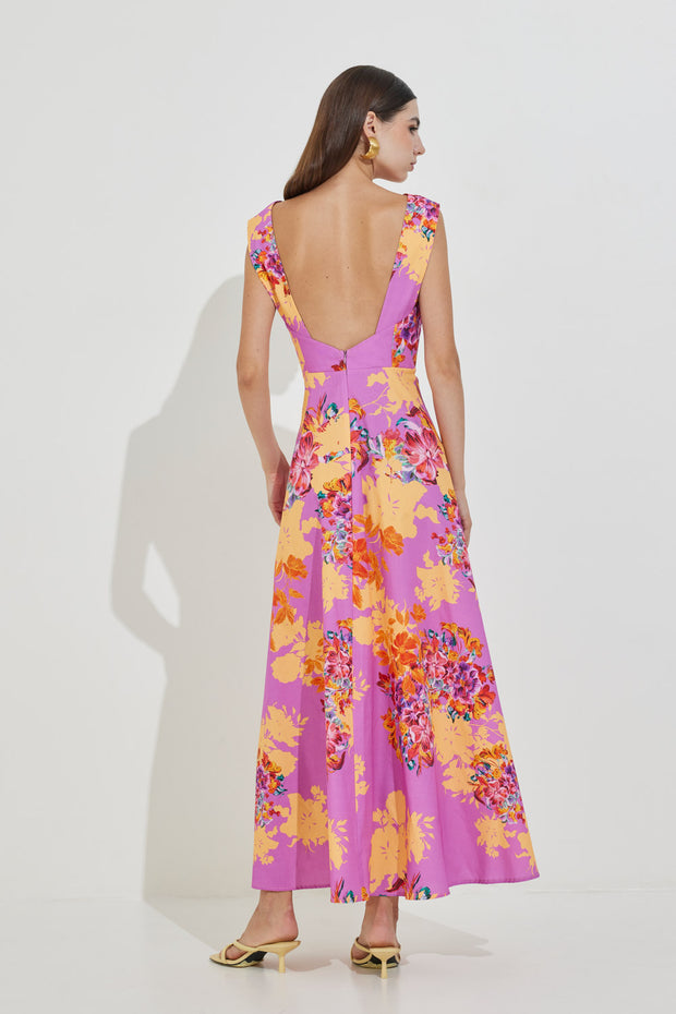 Floral Long Dress