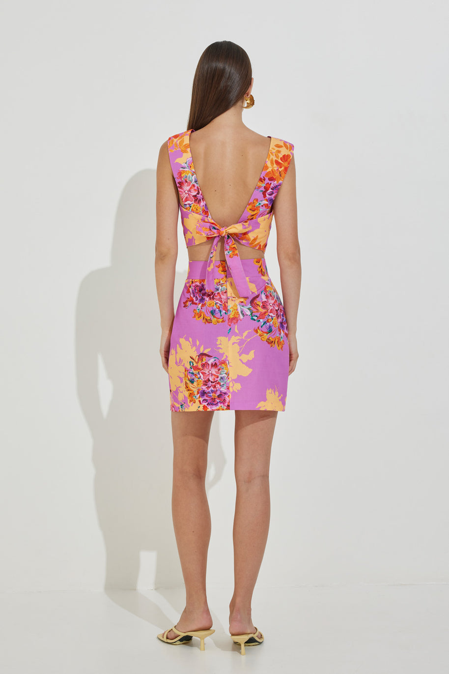 Φλοράλ Κοντή Φούστα