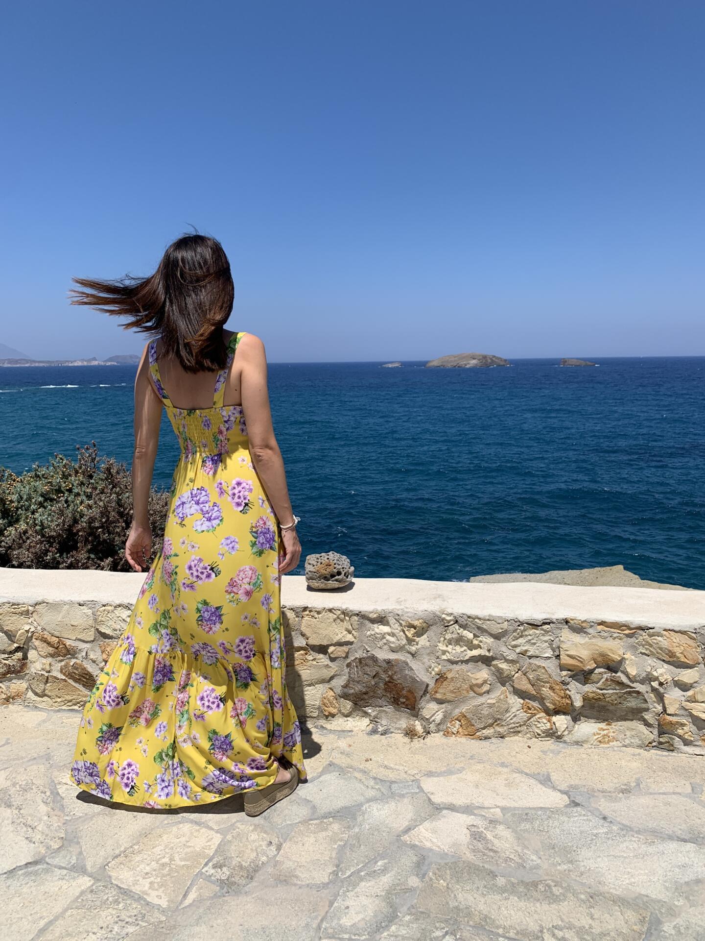 Sleeveless Floral Dress
