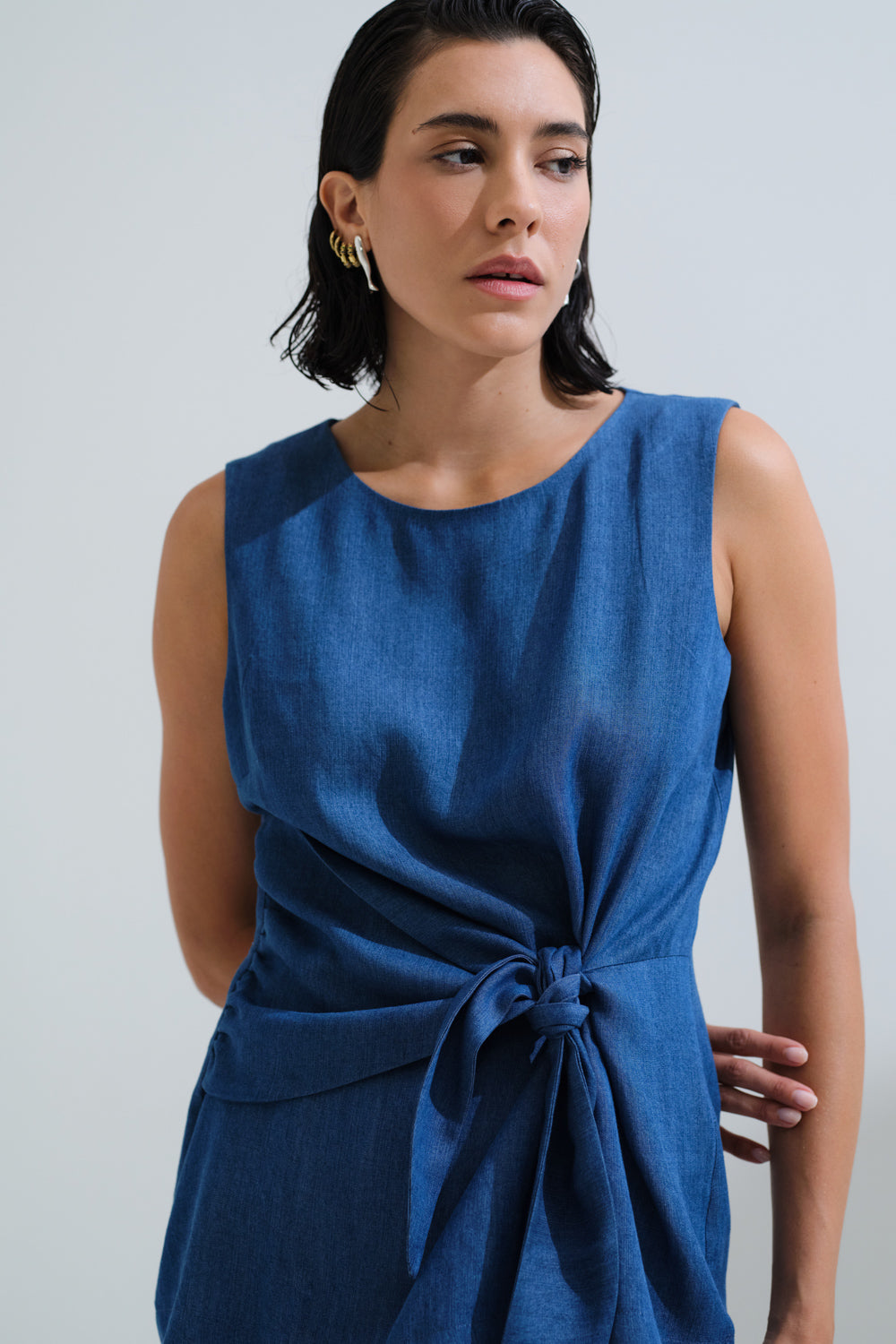 Μπλούζα με δέσιμο μπροστά