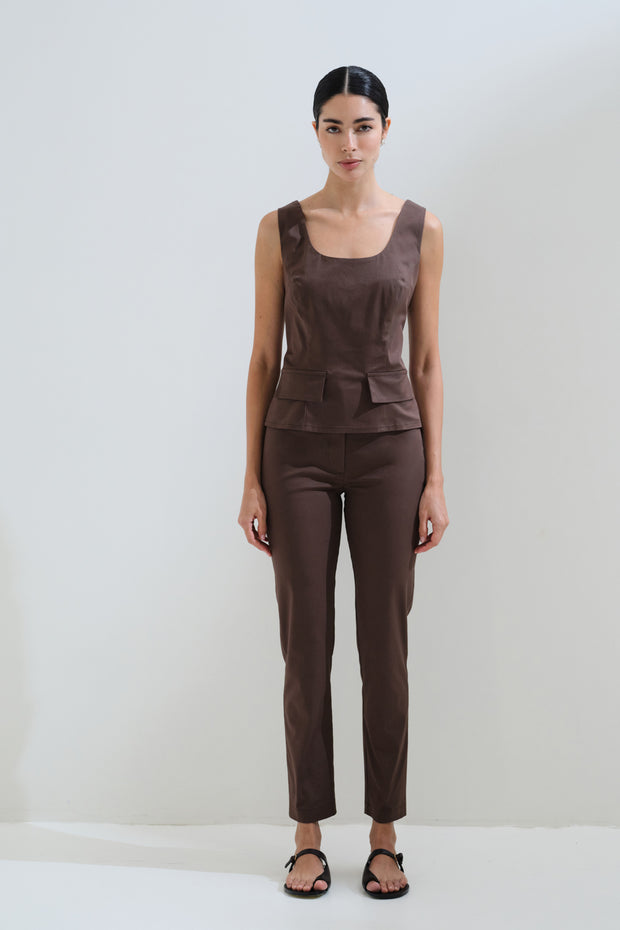 Παντελόνι στενό πεντάτσεπο