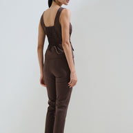 Μπλούζα μονόχρωμη αμάνικη