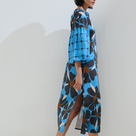 Φόρεμα λουλούδια καρό