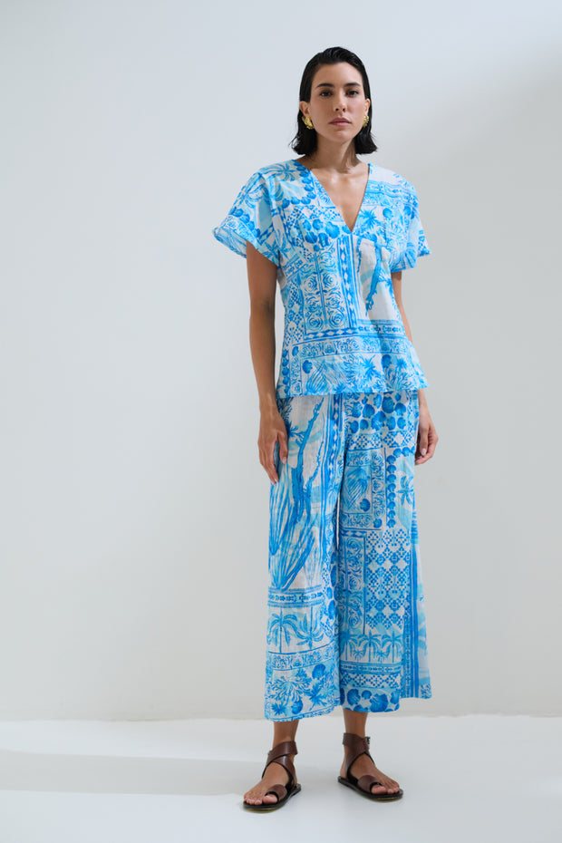 Shell printed blouse