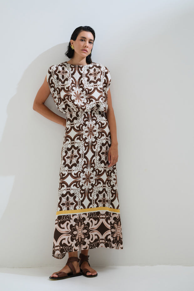 Φόρεμα ethnic midi