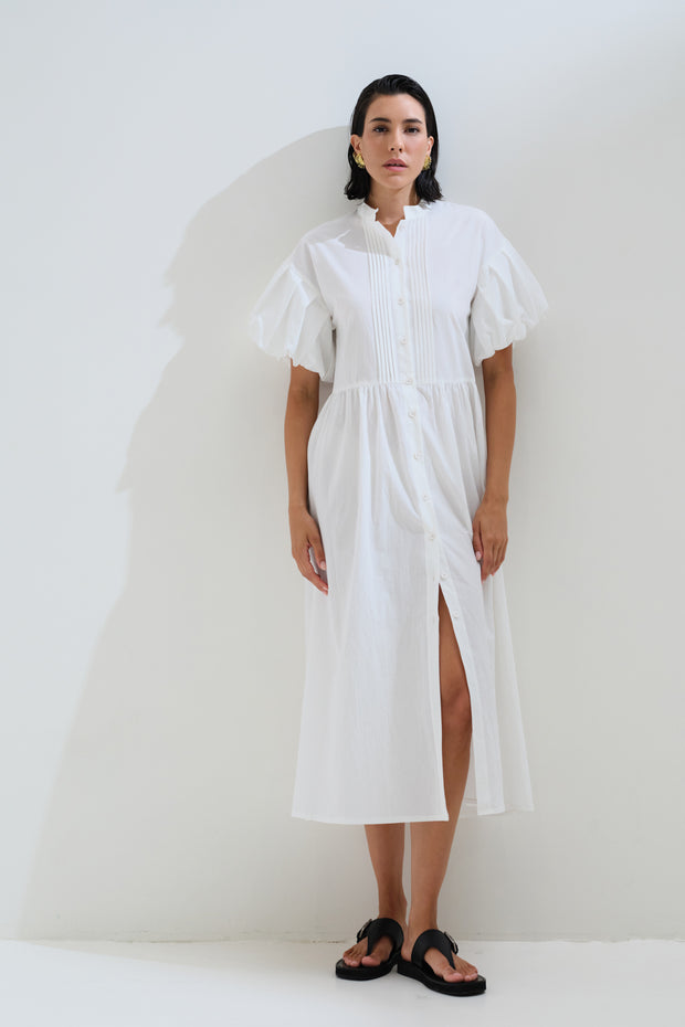 Dress balloon sleeve