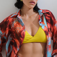 Πουκάμισο εμπριμέ ζορζέτα