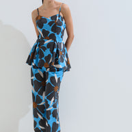 Μπλούζα λουλούδια