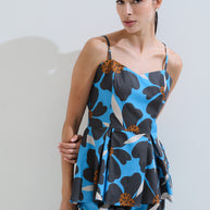 Μπλούζα λουλούδια