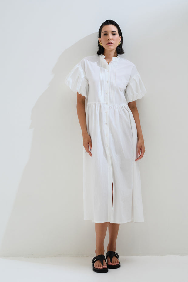 Dress balloon sleeve