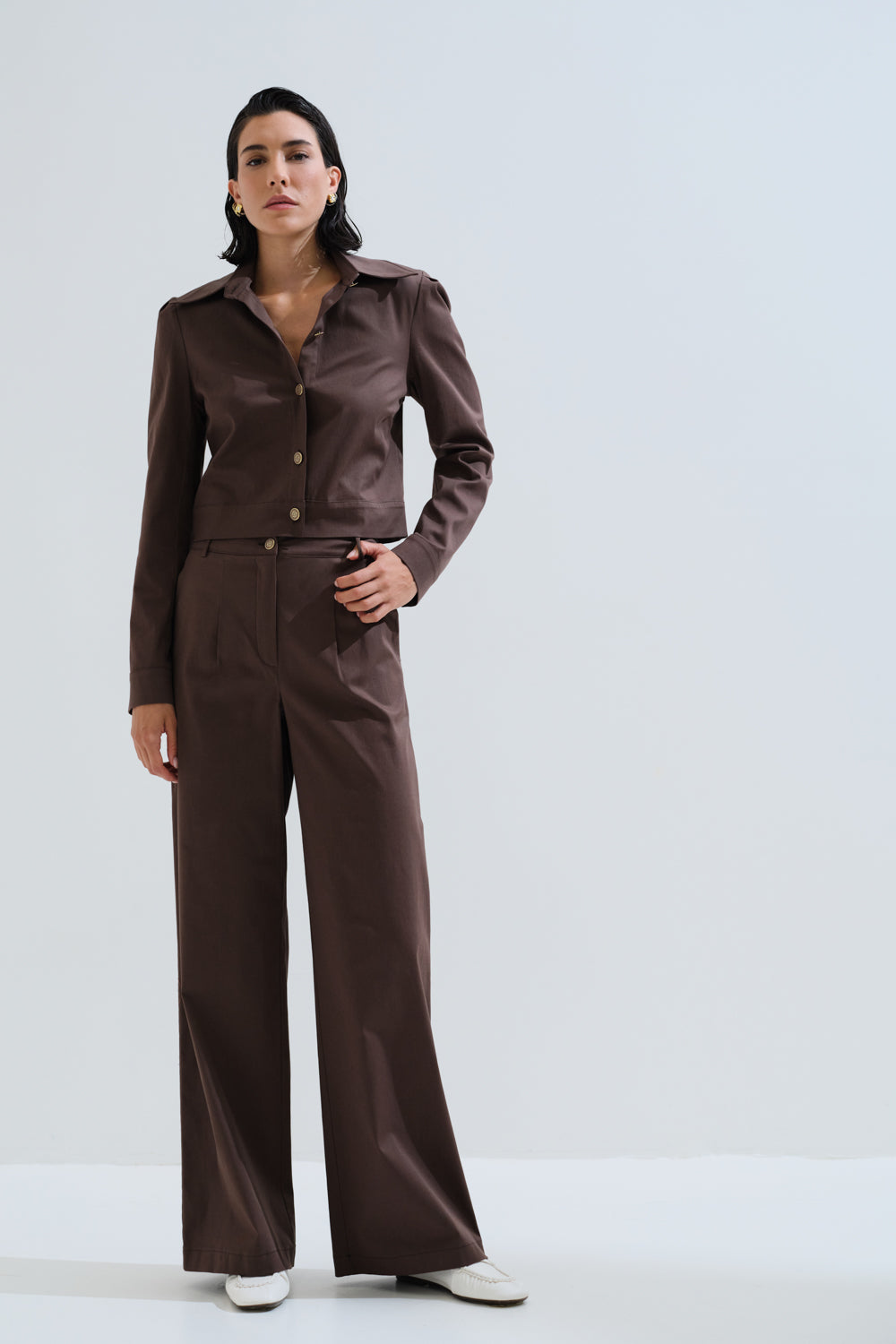 Παντελόνι κλασικό wide leg