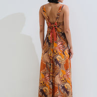 Printed dress bow tie