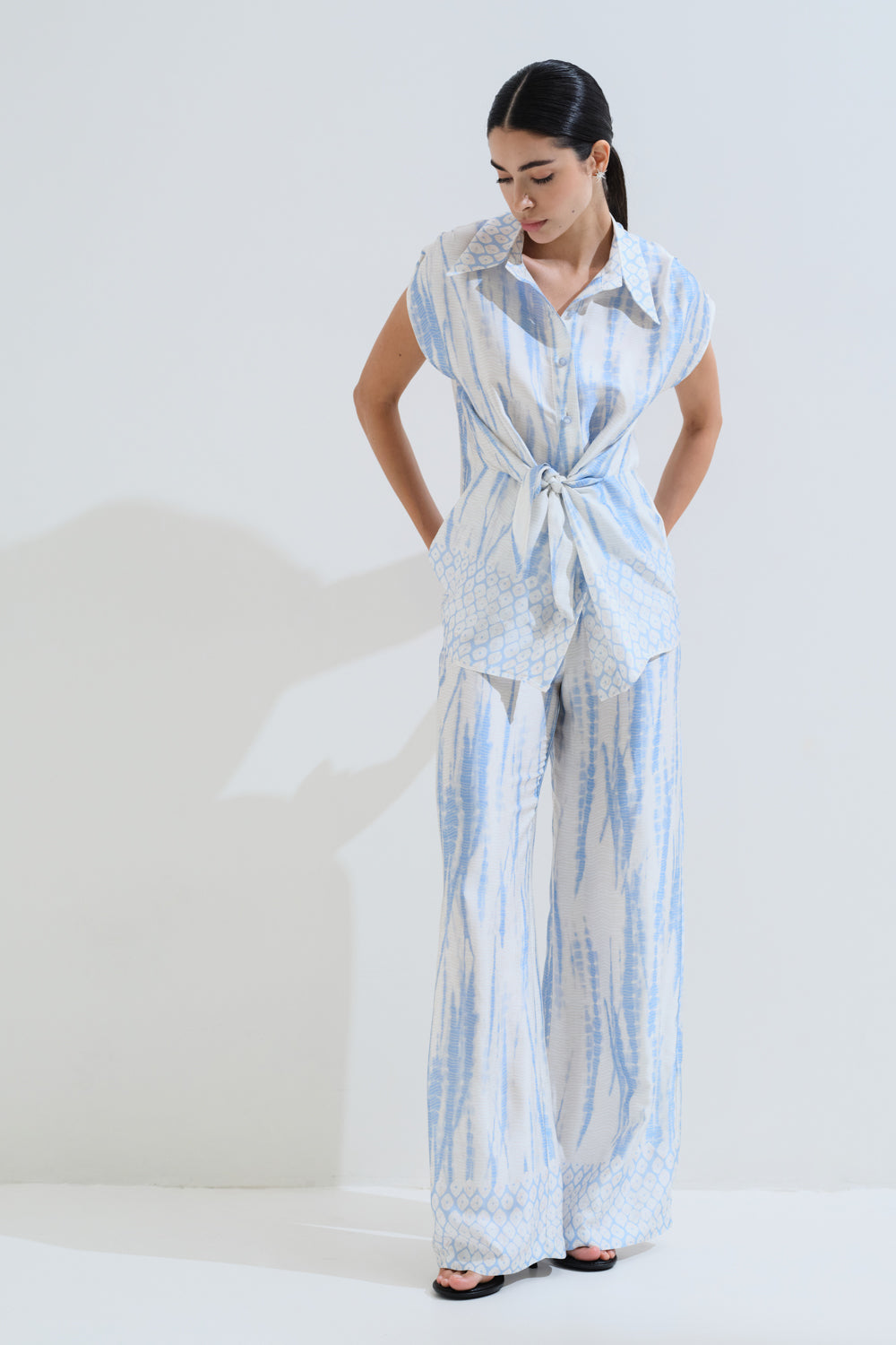 Ciel printed high waisted pants