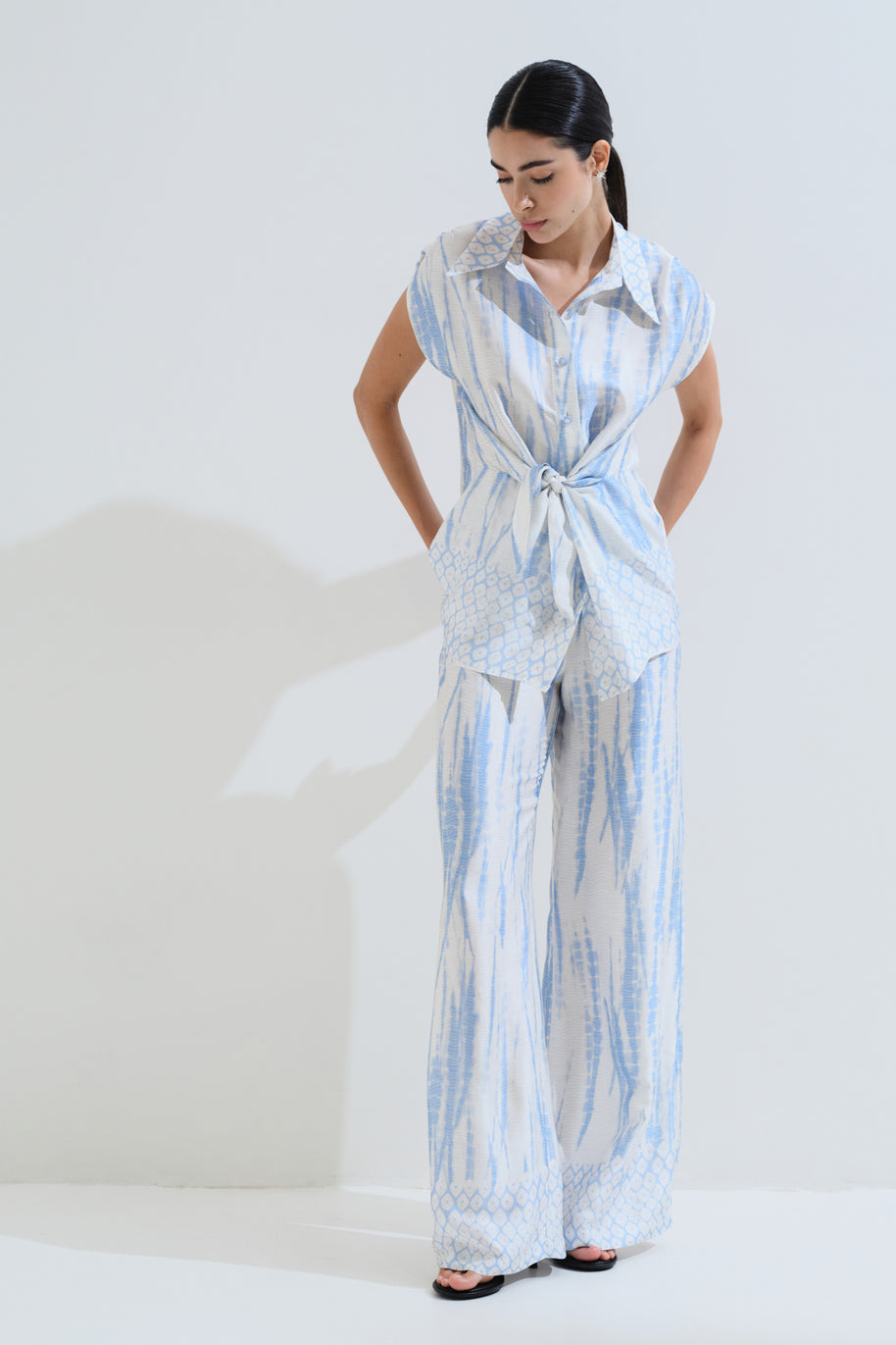 Ciel printed high waisted pants