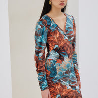 Straight Line Velvet Dress
