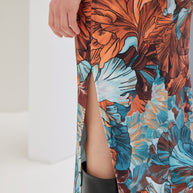 Straight Line Velvet Dress