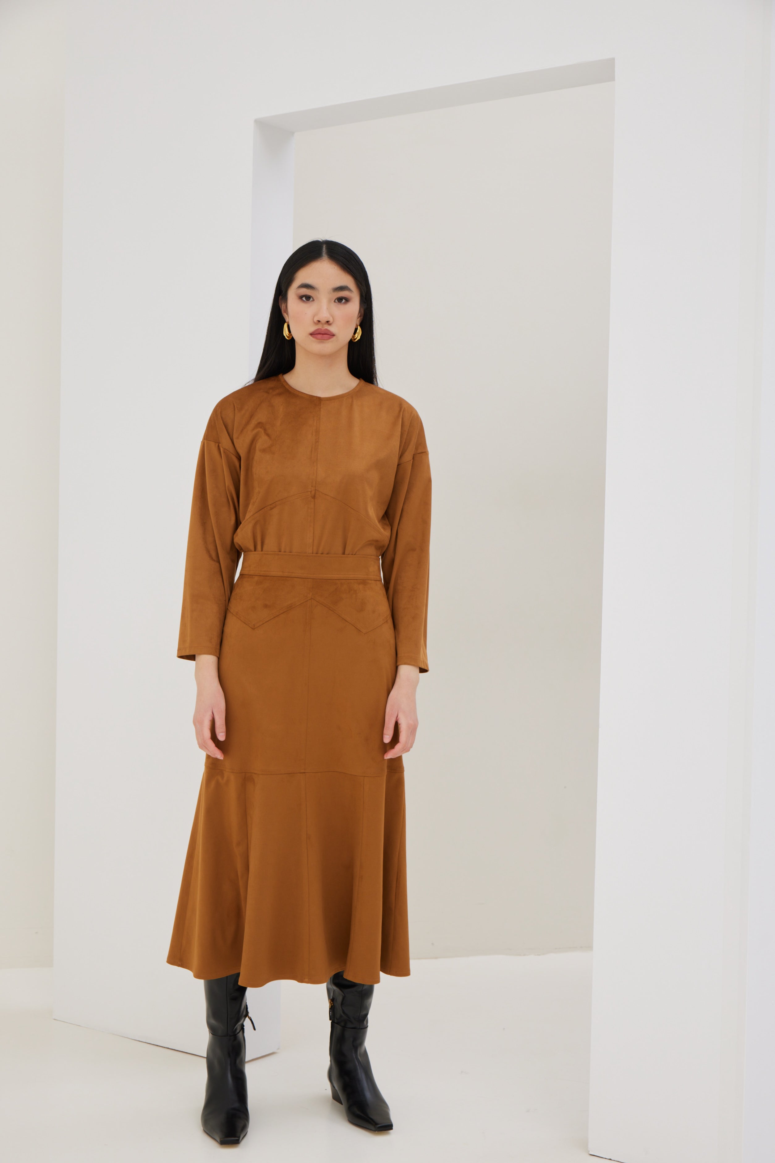 Φούστα Από Οικολογικό Σουέτ