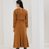 Φούστα Από Οικολογικό Σουέτ