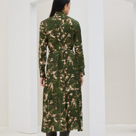 Green Printed Dress