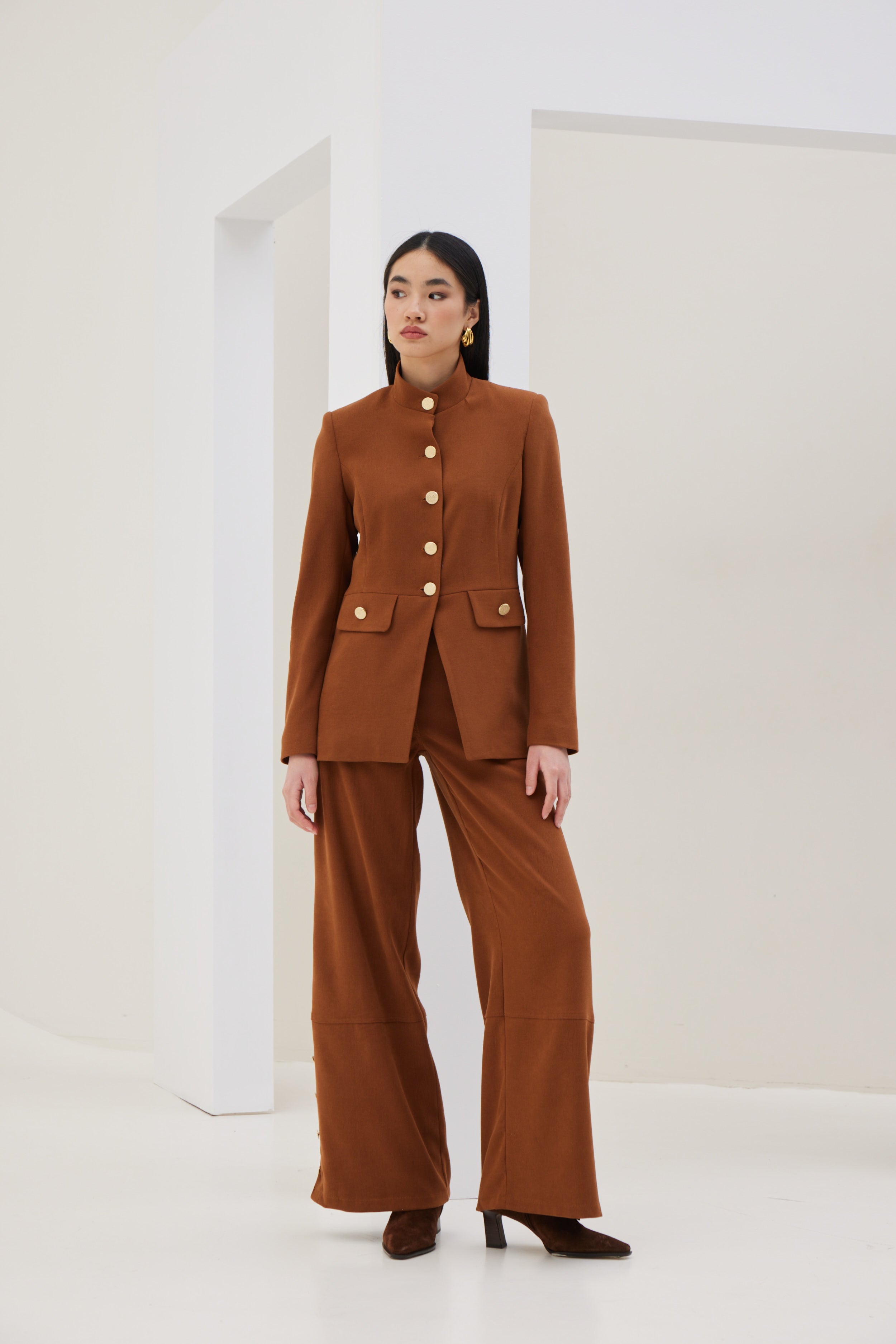 Παντελόνι με Κουμπιά Στο Τελείωμα