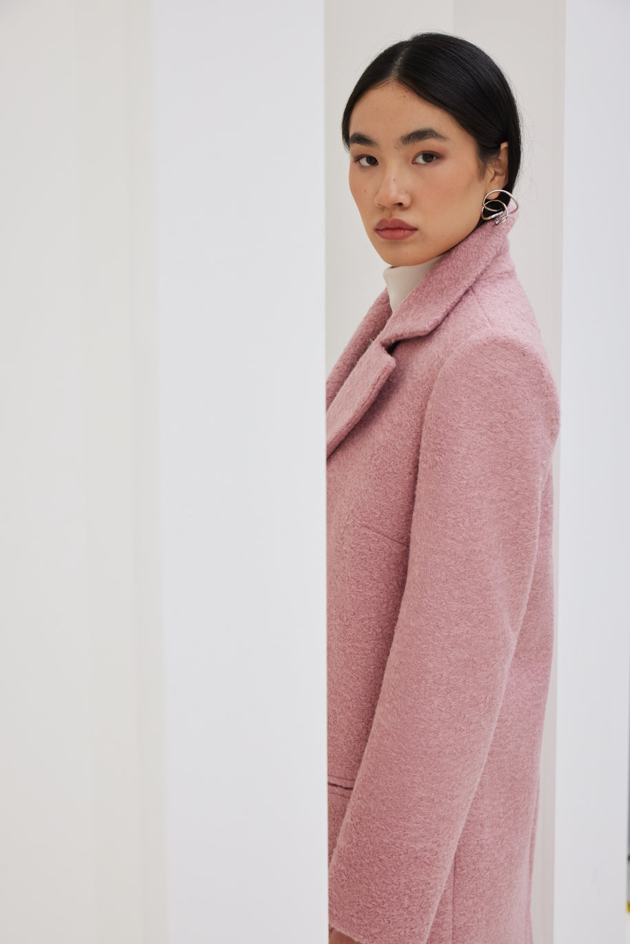 Μακρύ Σταυρωτό Παλτό