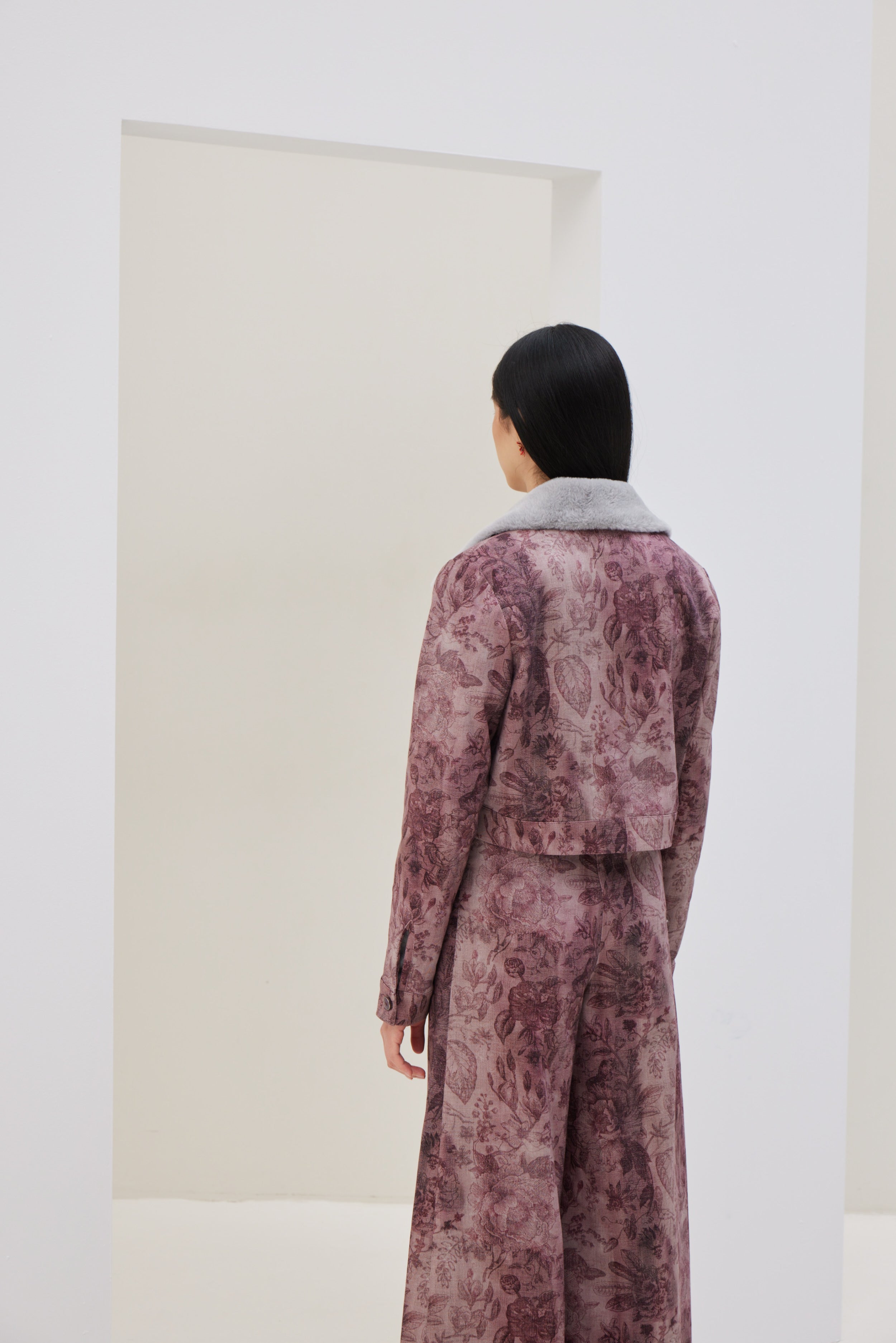 Εμπριμέ Φλοράλ Τζάκετ