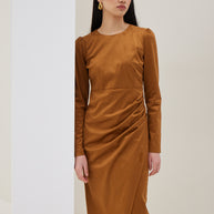 Eco-friendly Suede Dress