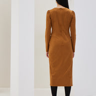 Eco-friendly Suede Dress