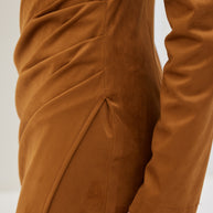 Eco-friendly Suede Dress