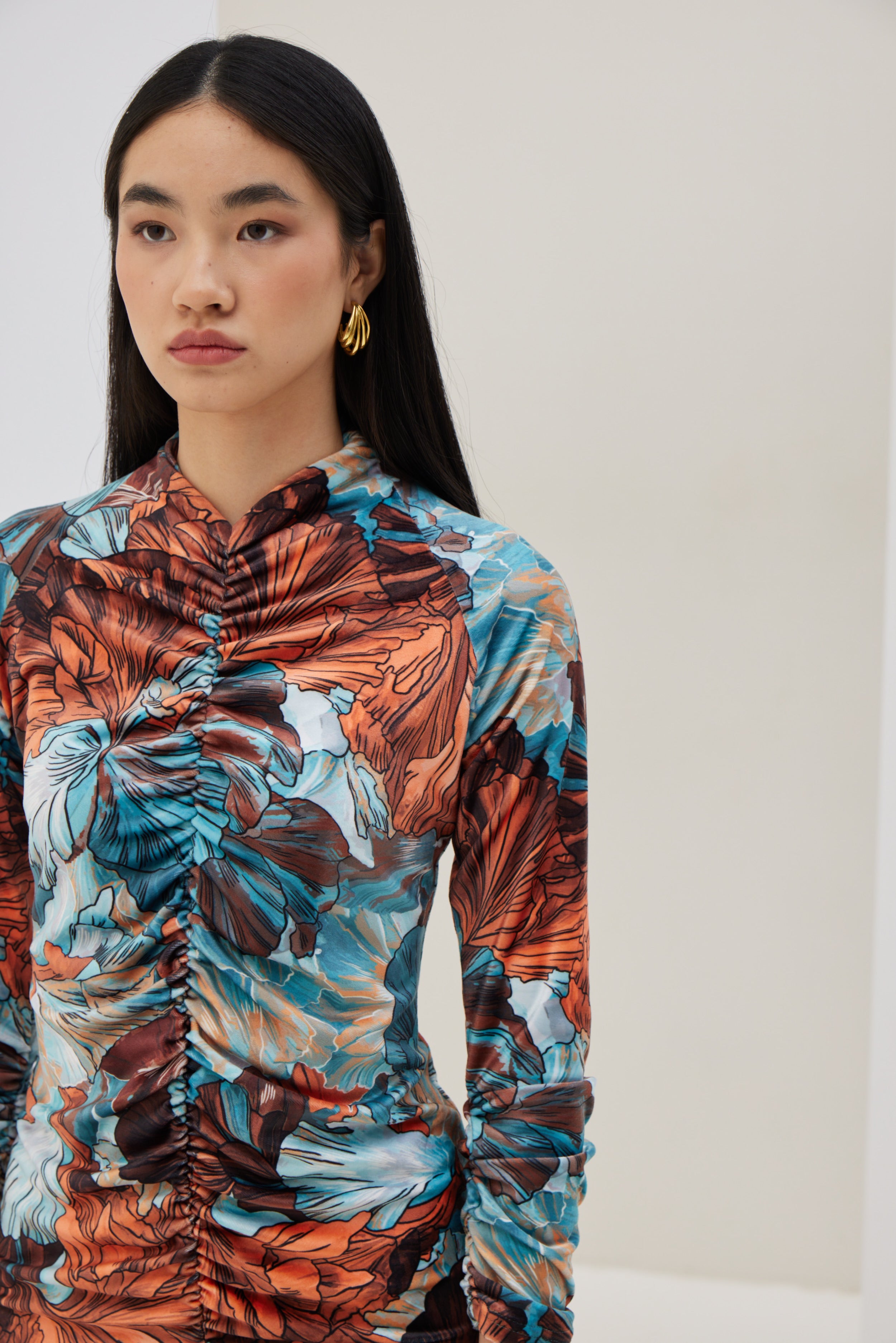 Velvet Dress with Sash