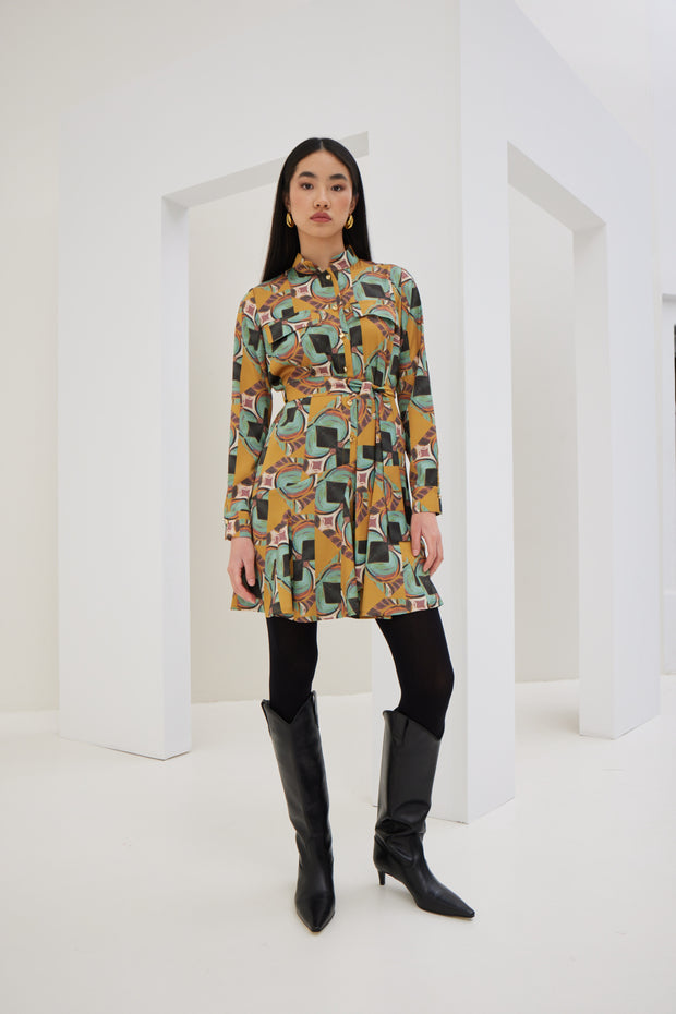 Printed Gaudet Dress
