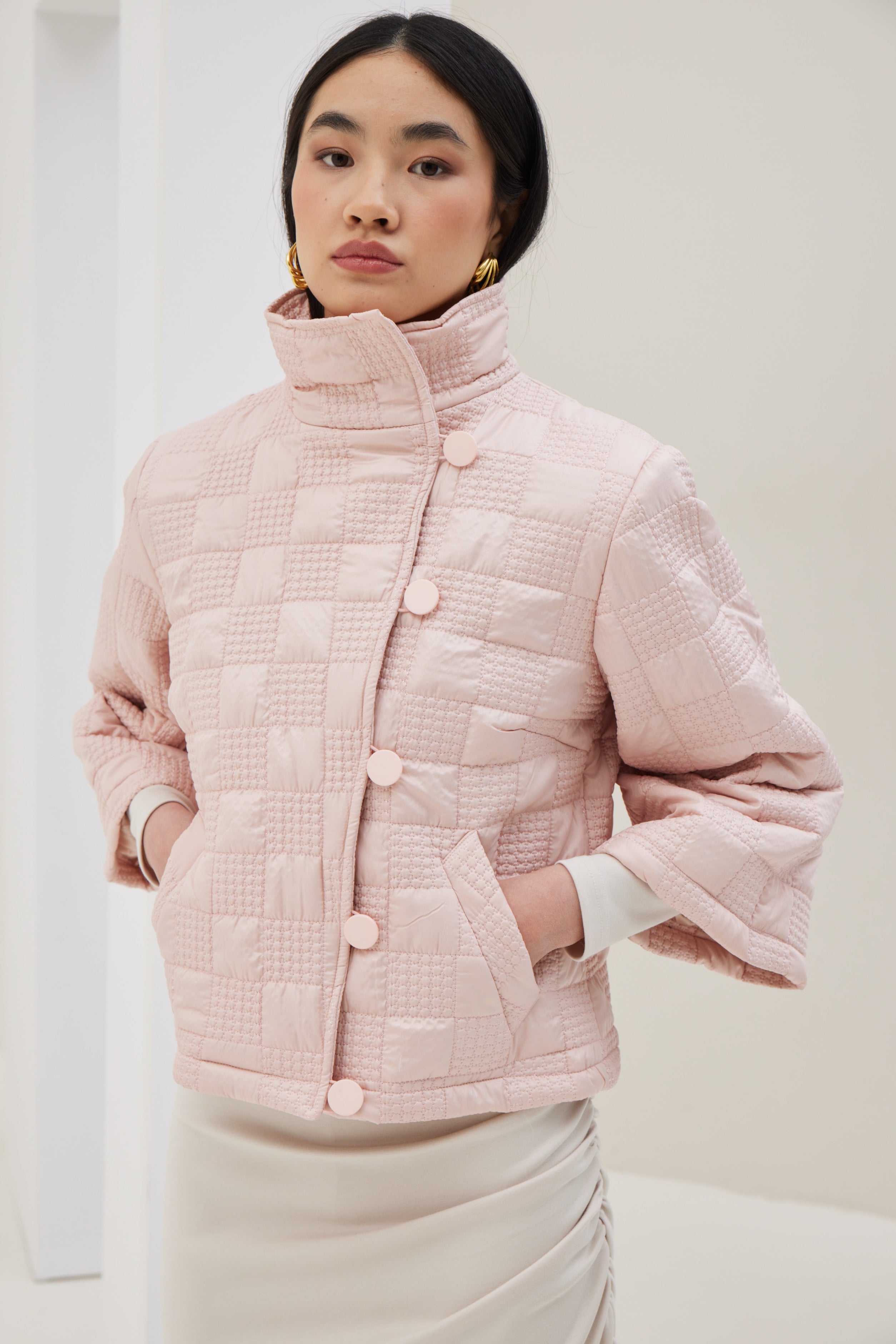 Κοντό Καπιτονέ Σακάκι