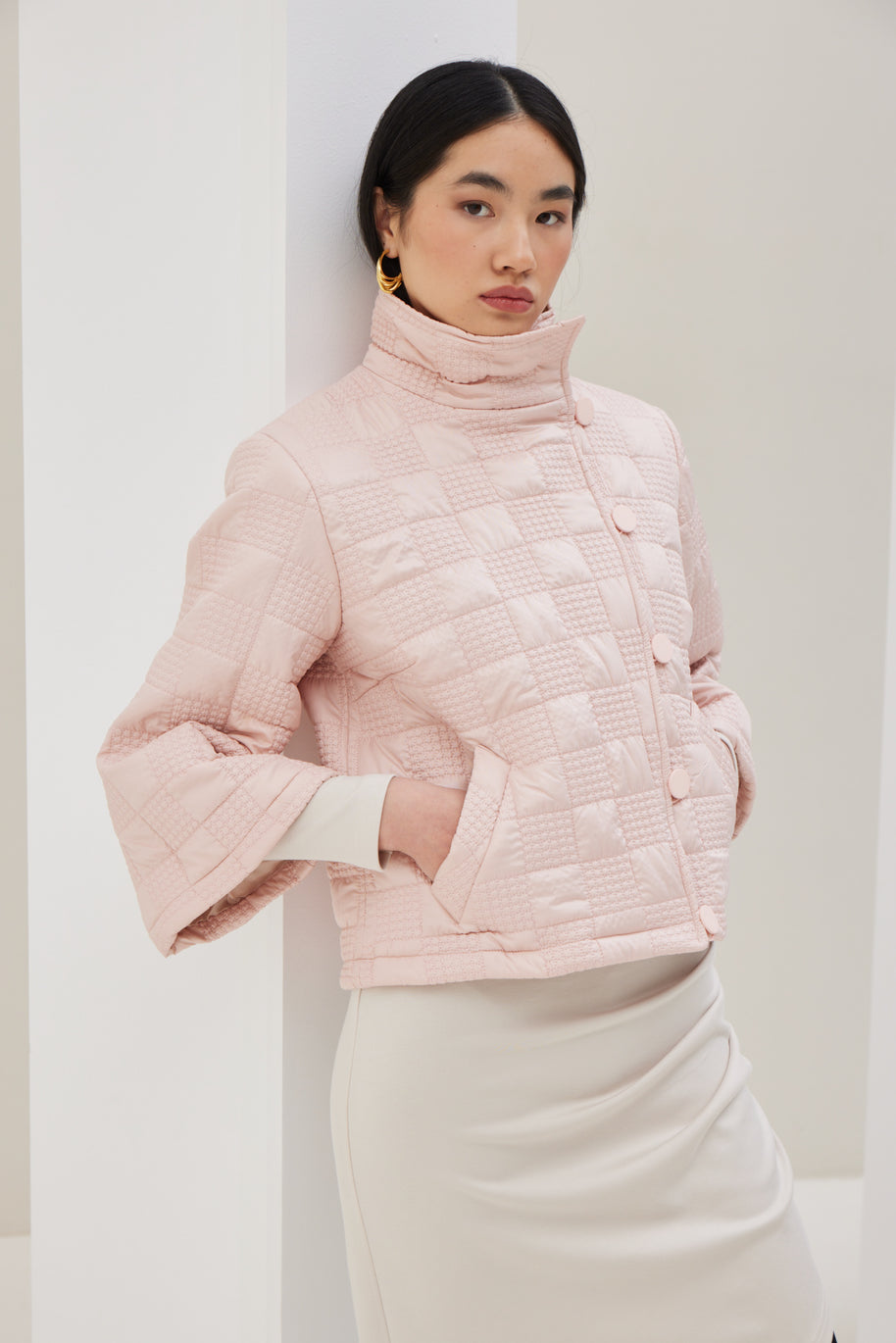 Κοντό Καπιτονέ Σακάκι